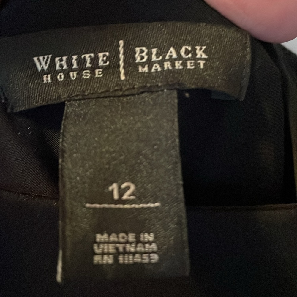 White House Black Market black figure enhancing top - Picture 3 of 7